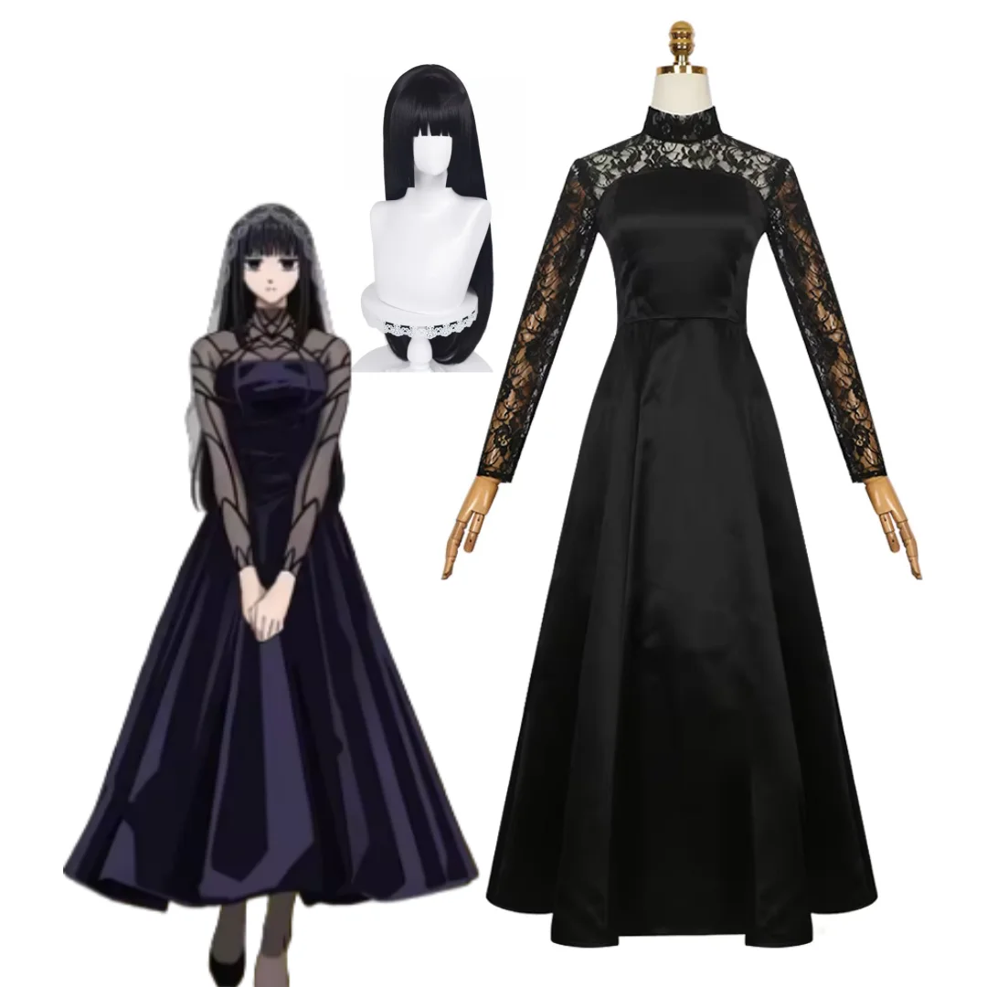 

Anime SAKAMOTO DAYS Ms. Osaragi Cosplay Okura Costume Wig Dresses