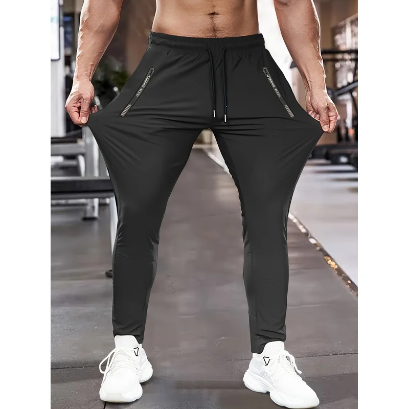 Summer Men's Pants Gifts For Men Clothing Luxury Street Wear Tailoring Pants Gym Men'S Black Work Pants, Young Sportswear