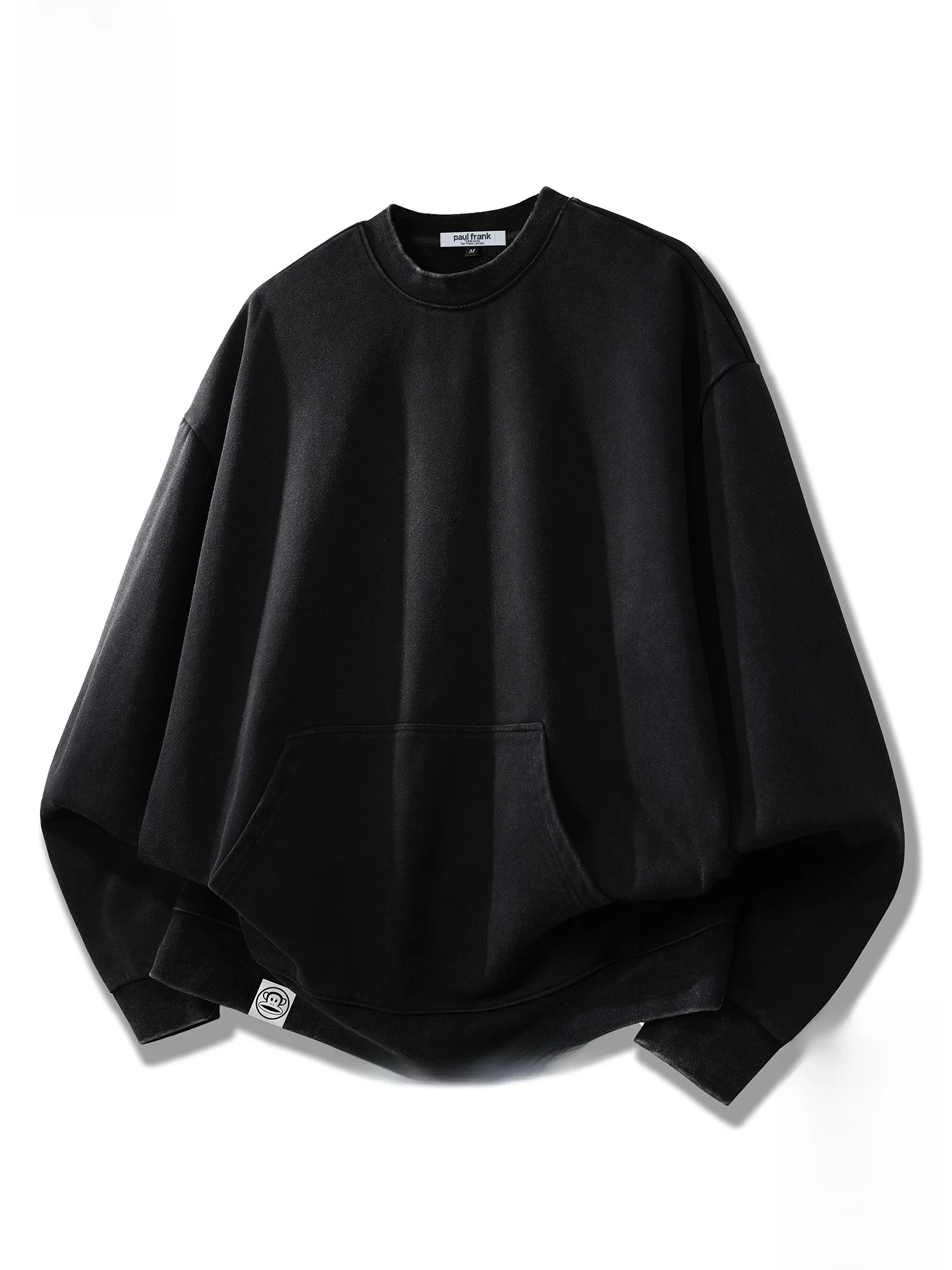 

Мужская толстовка Paul Frank Monkey с круглым вырезом, повседневная, свободного кроя, черная, весенняя, удобная, из смесового хлопка и полиэстера