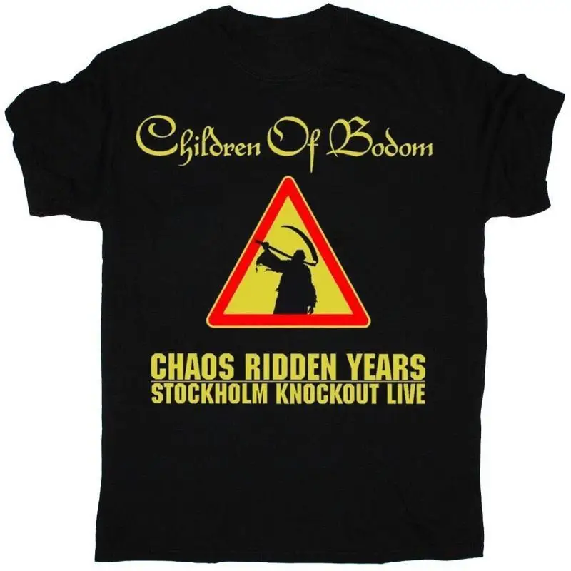 New Children Of Bodom Band Black T Shirt Concert S to 5XL SG392