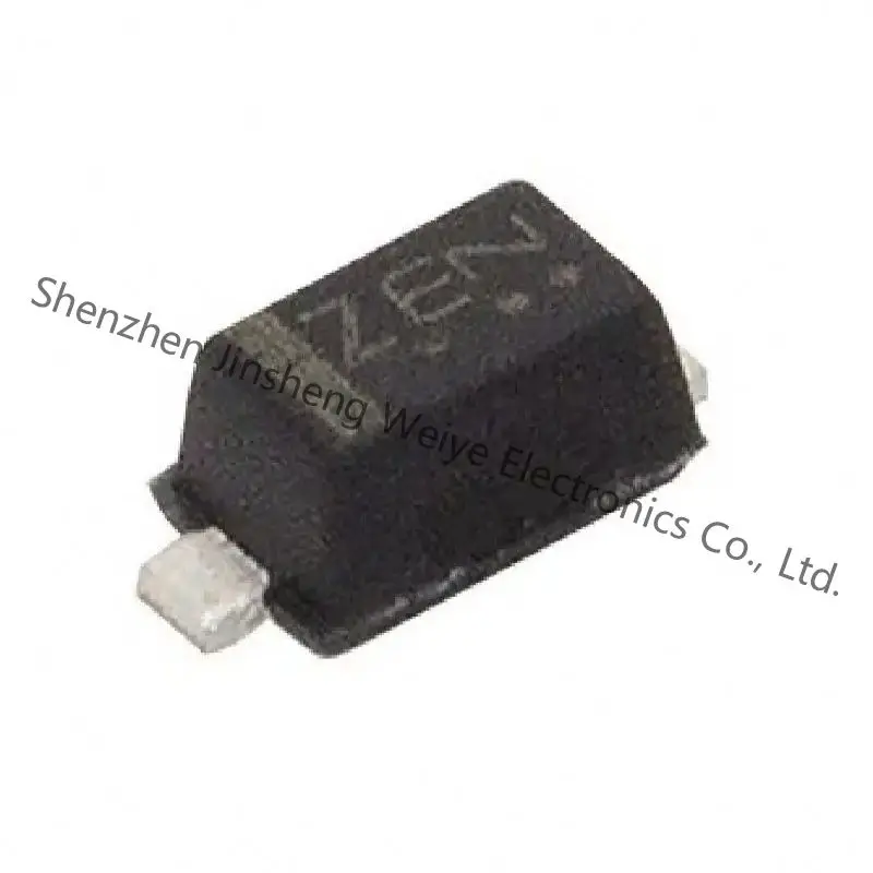 

ESD5Z3.3T1G ESD Suppressor Diode TVS Uni-Dir 3,3 V 14.1Vc 2-контактный SOD-523 T/R