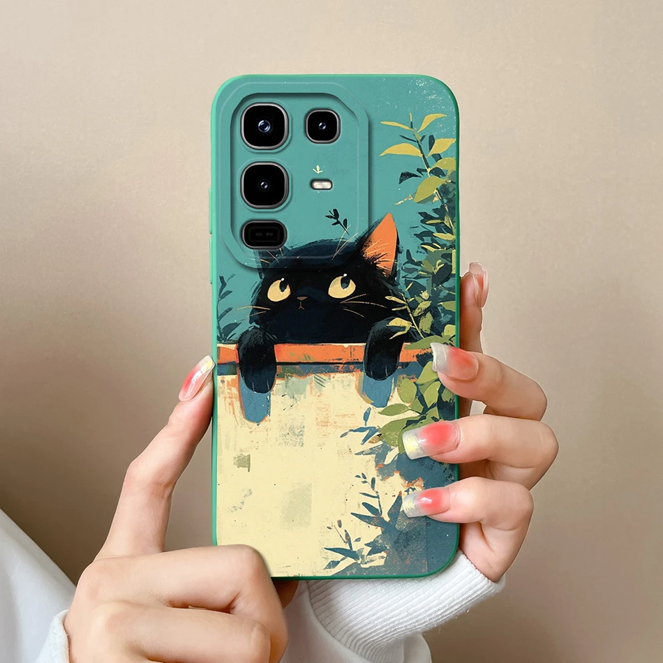 For infinix Note 50 Pro Plus 50X 50S Phone Case Cartoon Cute Design Full Protection Back Cover Soft Liquid Silicone Bumper Funda