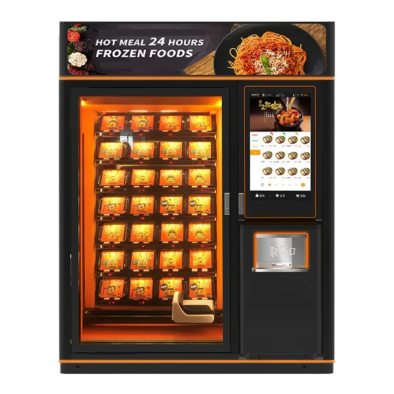 FL Customized Wholesale Innovative Fast Food Vending Machine with Microwave Feature