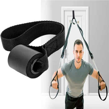 1/2pcs Elastic Resistance Door Anchor Holder Bands Tube Doorway Sport Fitness Equipment…