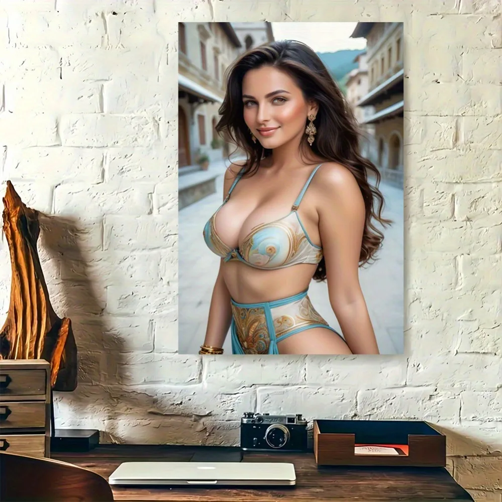 

Vintage tin sign, 2D flat, retro European street wall art for home office decor, bedroom, living room, kitchen, bathroom.