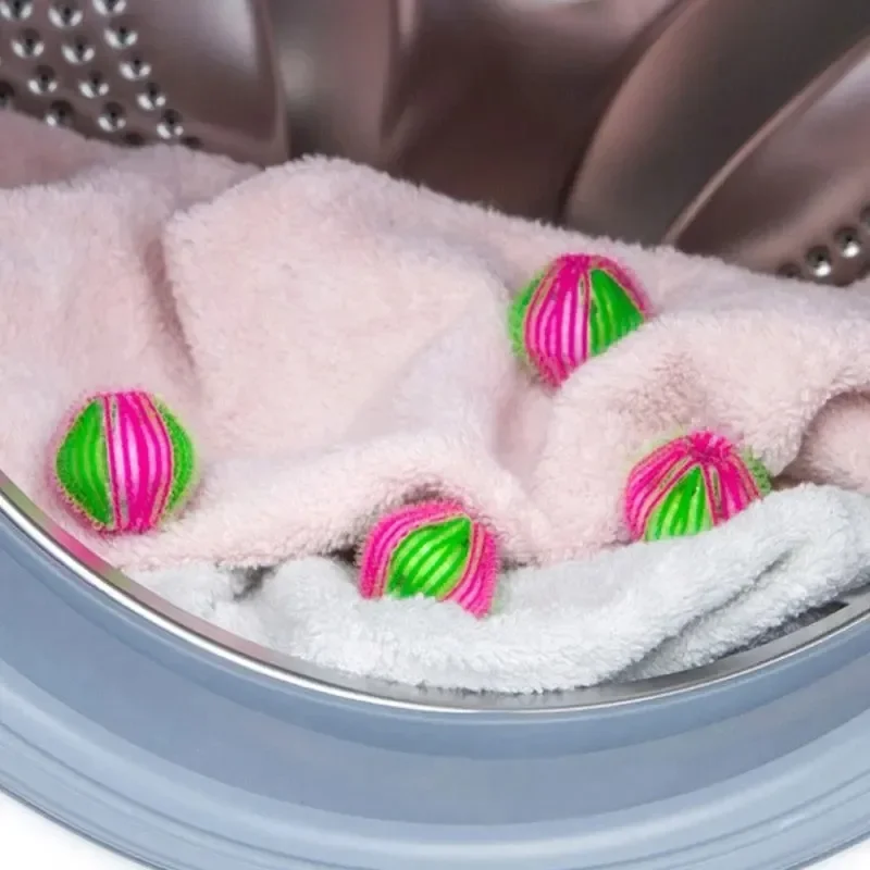 6/12 قطعة كرات الغسيل داوني مزيل شعر الحيوانات الأليفة كبسولات الغسيل يزيل الوبر ملابس العناية الشخصية Limpieza قابلة لإعادة الاستخدام الكرة الصيد