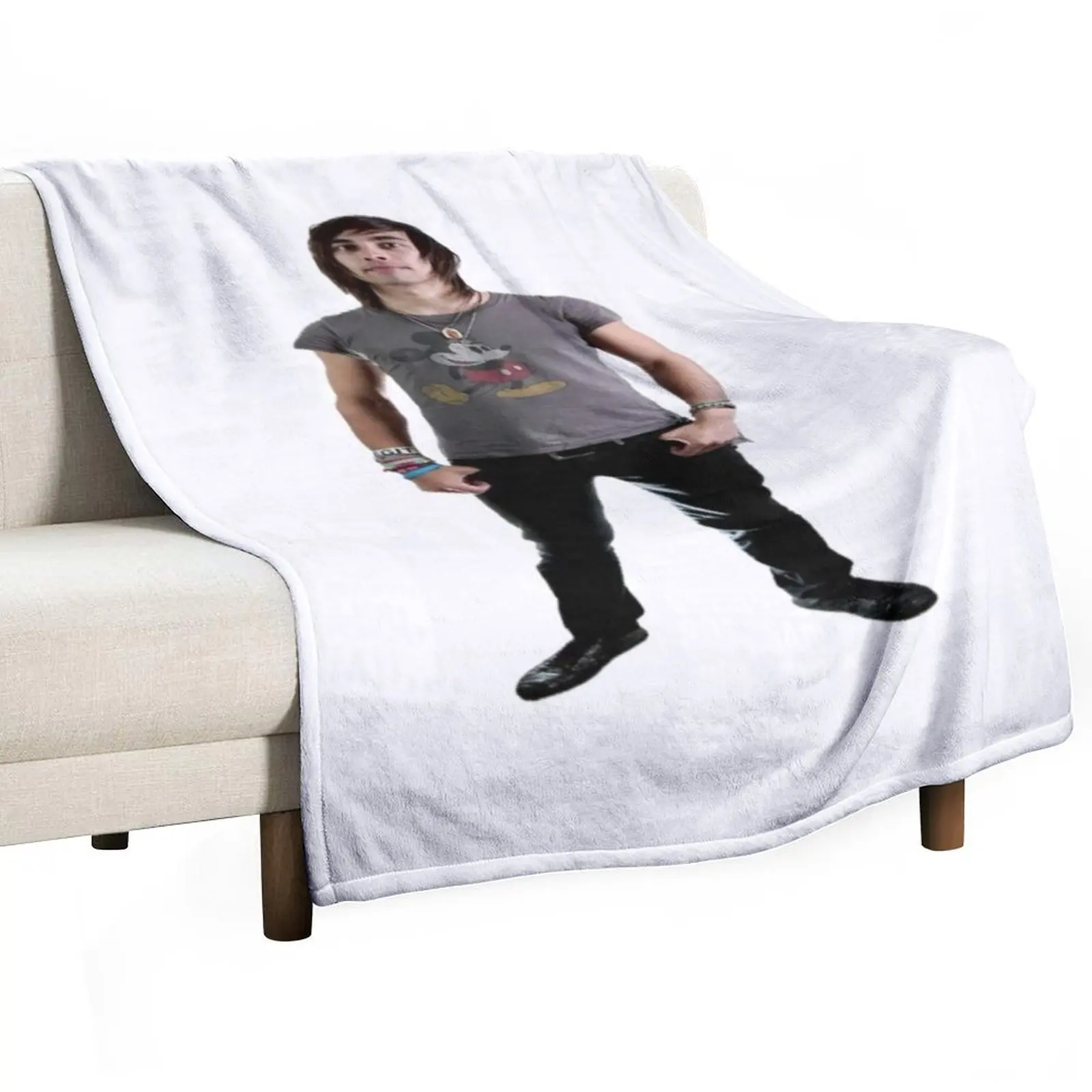 

Vic Fuentes Throw Blanket Camping Plush blankets and throws Multi-Purpose Blankets