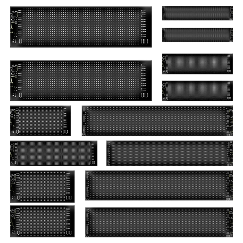 2 шт. светодиодный экран панели USB 5 В светодиодный знак управление приложением программируемая матричная панель RGB свет DIY анимация для автомобилей и грузовиков