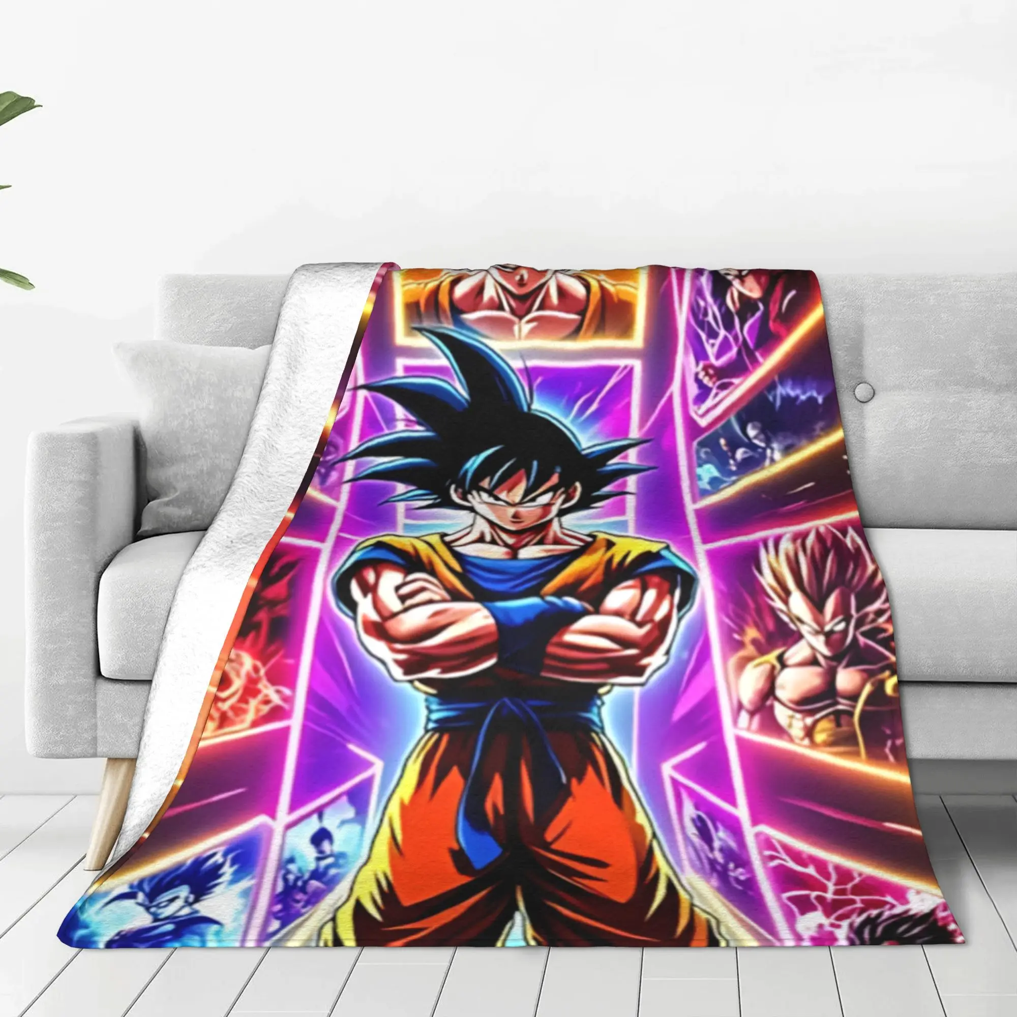 1PC dragon ball20  Winter Blankets for Adults Bedding Home Interior Sofa Knee