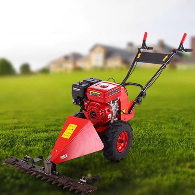 Four-wheel-drive self-propelled mower Push-type lawn mower Orchard weed trimmer Shrub and brush cutter 7.5HP engine(Customized)