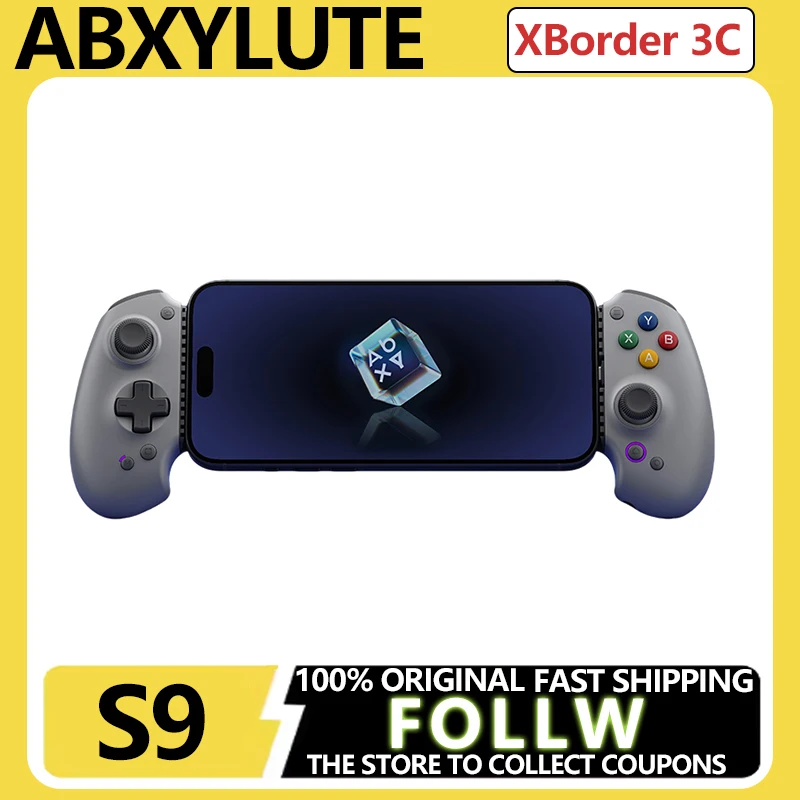 

Abxylute S9 Stretch Game Controller Android Apple Type-C Bluetooth Mobile Phone Gamepad For Delta Action Path Of Exile 2 Gift
