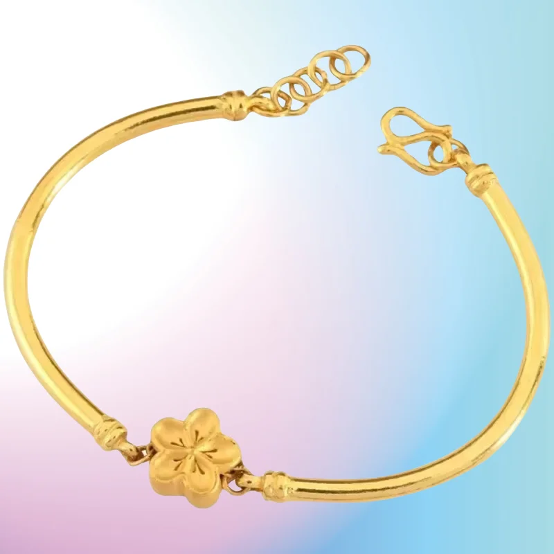 

new 9999 real gold 24 K Escape bracelet opening adjustable bracelet design women simple