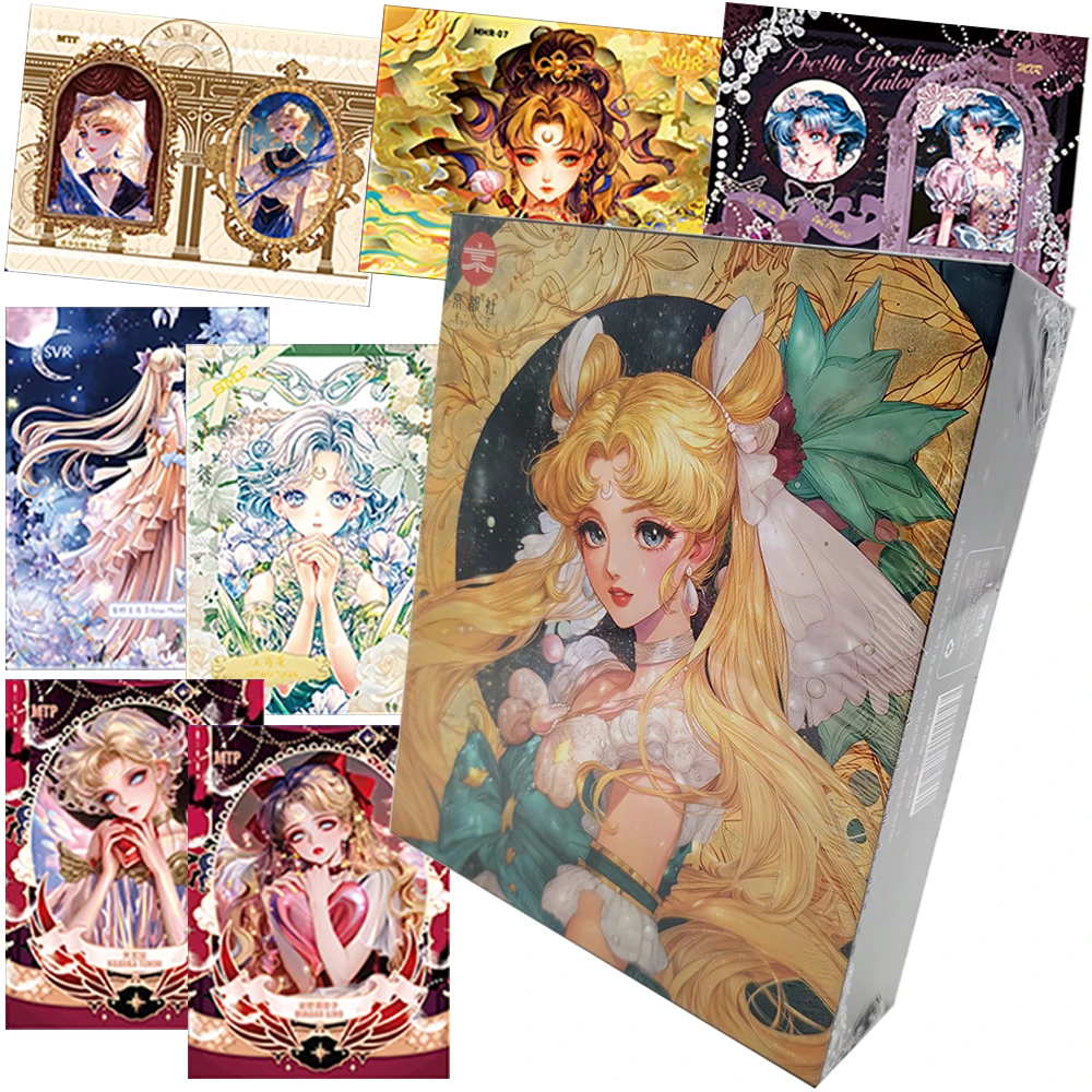 

Sailor Moon Collection Card Classic Magical Girl Anime Protagonist Tsukino Usagi Hino Rei Rare Card Toys Christmas Party Gifts