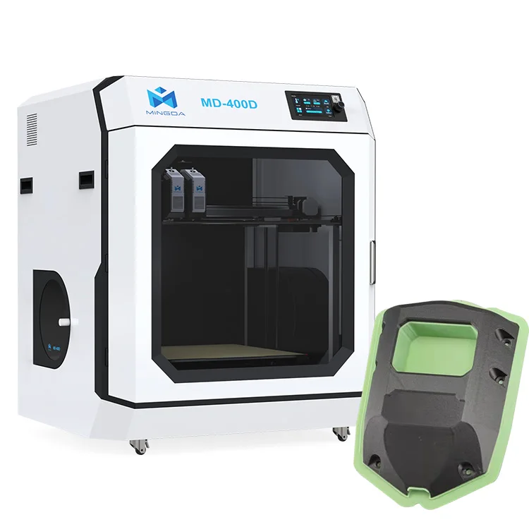 MD-400D special offer smart high speed 400*400mm 3d tpu silicon ham leg holder 3d printer