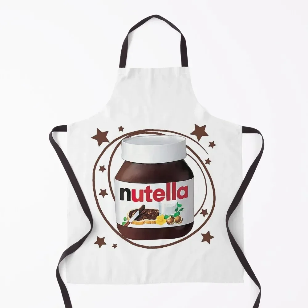 

Nutella Swirls Apron Chef Uniform For Men with pockets Apron