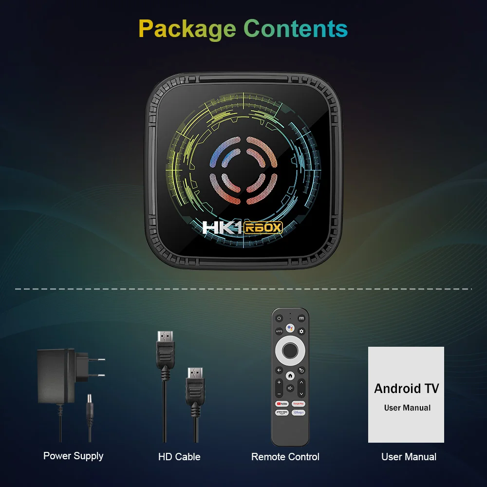 8K TV Box HK1 H8X Android 14 Tvbox H728 Quad Core 4GB 32GB 64GB 2.4G 5G WiFi6 BT5.0 USB3.0 Support 4K H.265 Smart Media Player