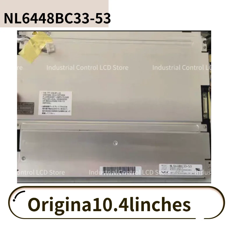 

Совершенно новый, заводской герметичный 10,4-дюймовый NL6448BC33-53 100% протестирован, класс А+.