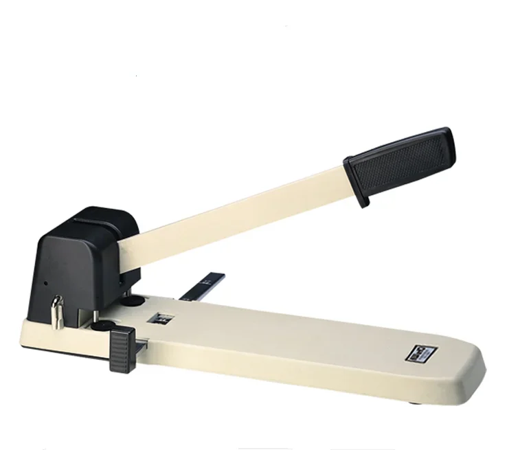 long arm type powerful 200 sheets 2 hole punch for loose-leaf paper