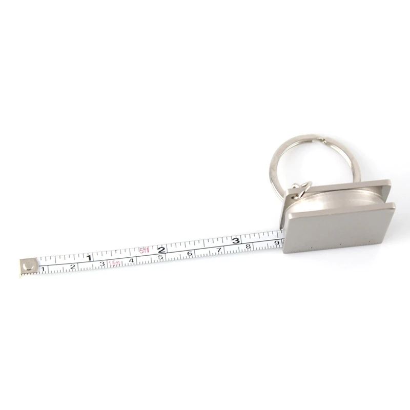 Tape Measure Keychain Telescopic Ruler Measuring Tool Tape Measure Fashionable And Practical Gadgets Keychain Ring