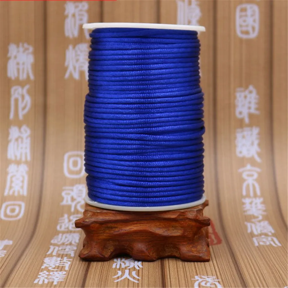 3 mm geflochtene Makramee-Seide, Makramee-Schnur, Seil, Fadendraht, DIY chinesischer Knoten, Satin-Armbänder, die Entdeckungen machen, Perlen, 10 Yards – Detail 7