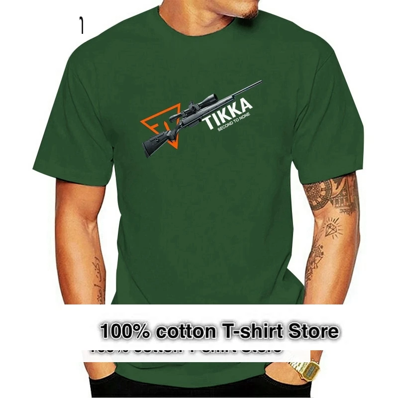 New Tikka T3 TAC Bolt Action Sniper Rifle Firearms T SHIRT S-5XL summer 100% cotton tee shirt custom men t shirt 2024 HipHop