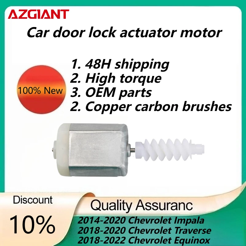 

Azgiant Car door lock actuator motor For Chevrolet Impala 2014-2020/Traverse 2018-2020/Malibu 2016-2020/Tahoe 2015-2019 parts
