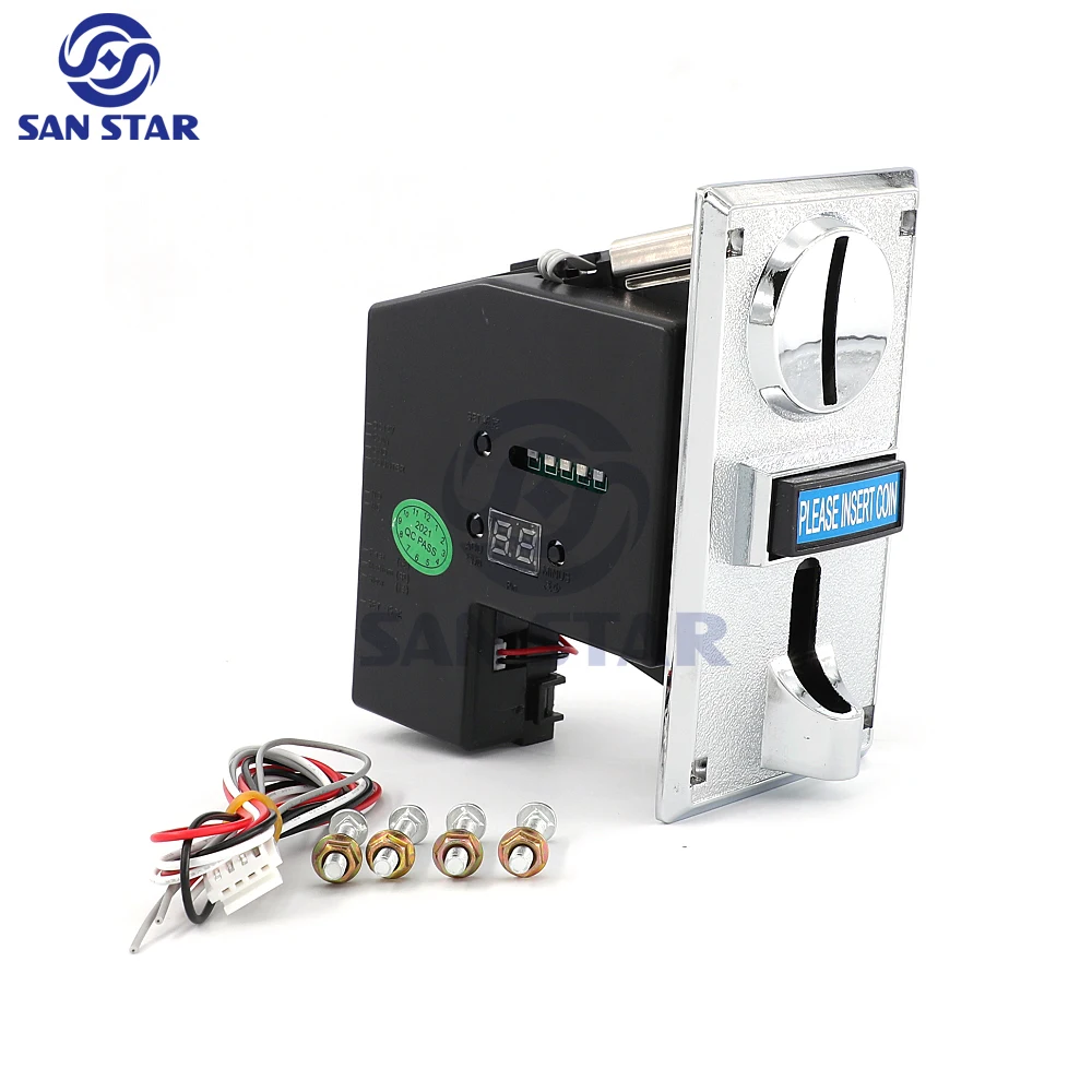 Multi Coin Acceptor Electronic Vending Machine Fishing Machine Retro Arcade Game Ticket Roll Down 616