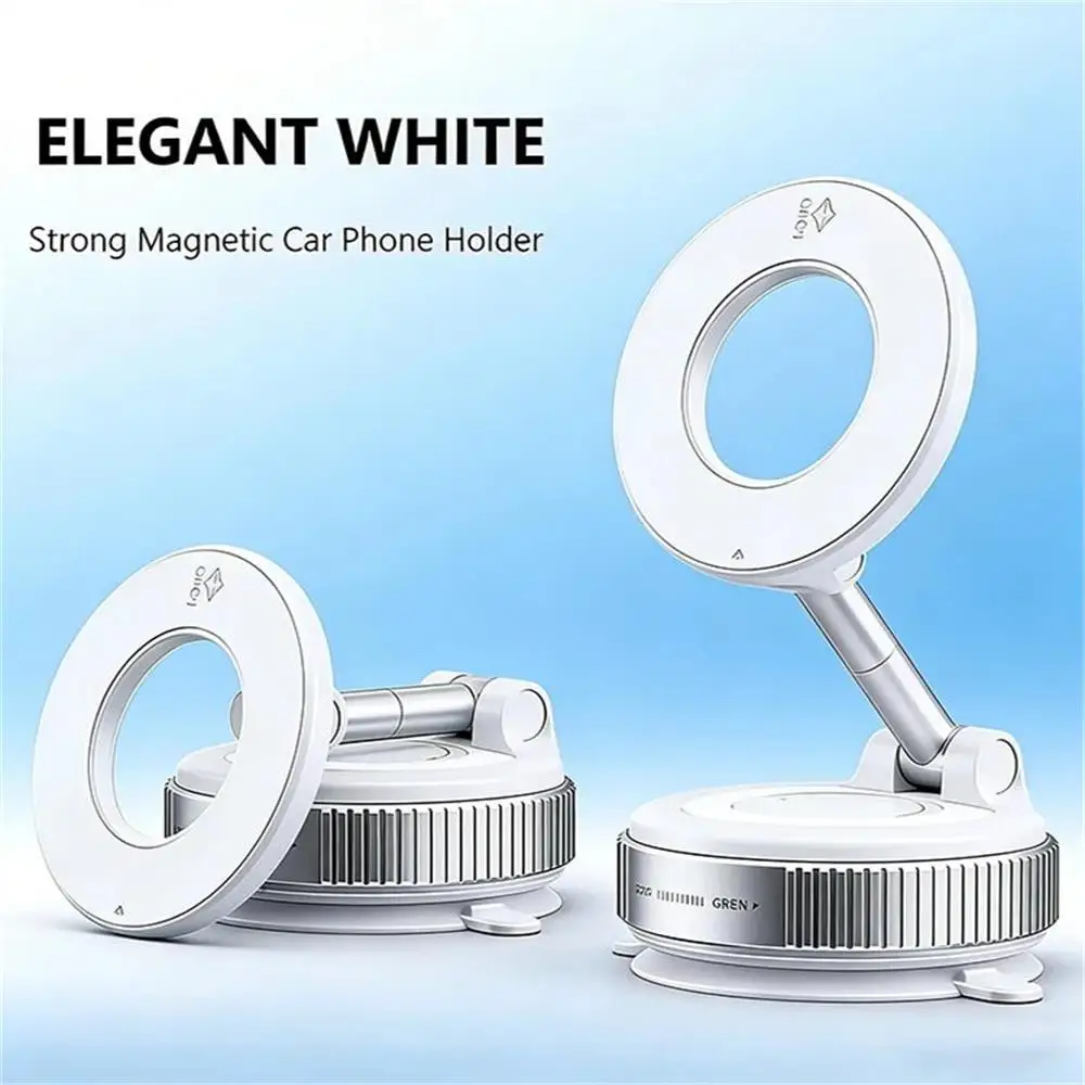 New Upgraded Car Navigation Phone Holder Vacuum Magnet Foldable Multi-Angle Adjustment Strong Magnetic Mount Hot Sale Style