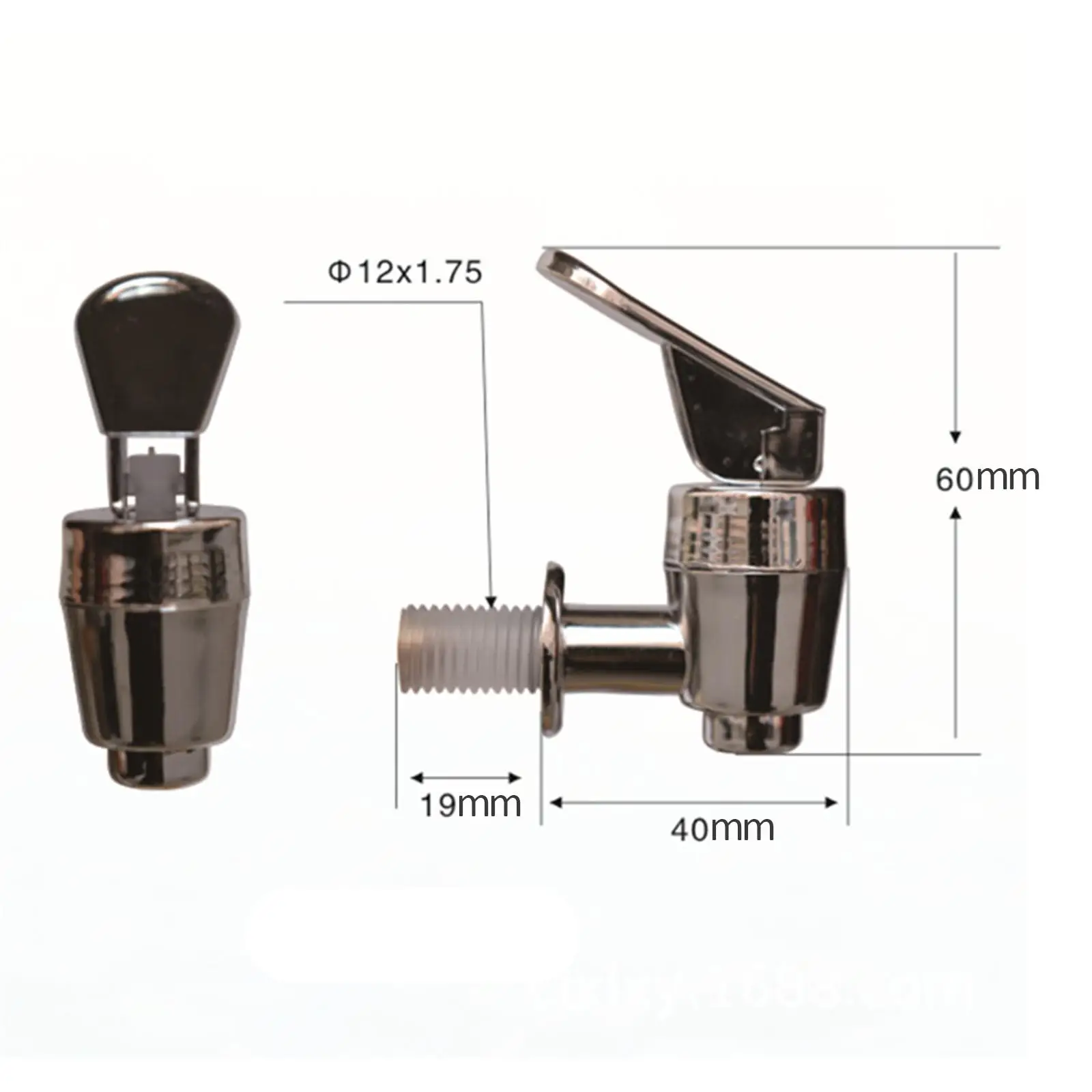 Torneira dispensadora de bebidas com aberturas de 12 mm, torneira dispensadora de suco para bar de sala de jantar