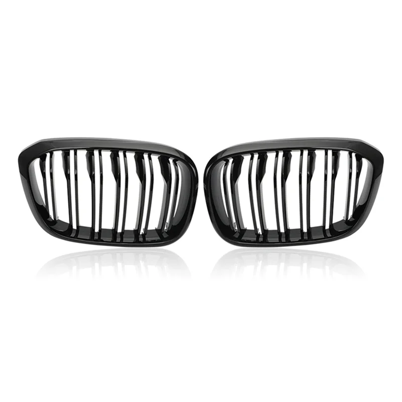 

Double Slat Grille Kidney Grill Grille Center Grille Intake Grille Car For BMW 3 4 X3 G01 G08 X4 G02 2018-2021-ABQF