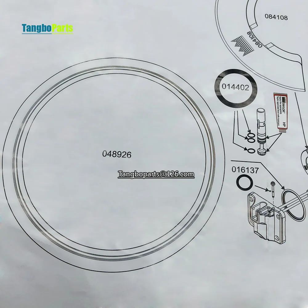 2Pcs Ice Cream Maker New Ground Machine Accessories Door Seal Door Gasket 048926 Rubber Ring Seal For Taylor Ice Cream Machine