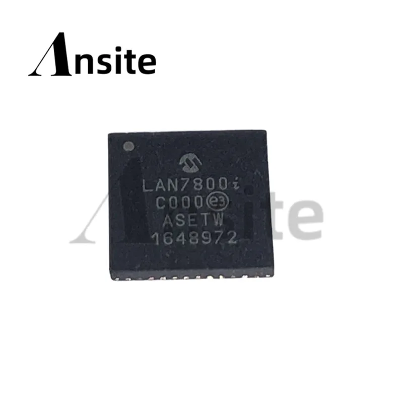 

2PCS/Lot 100% new LAN7800-I/VSX Y9X Silk screen LAN7800i SQFN-48 Interface controller IC