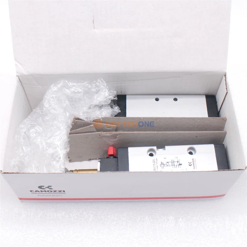 New 458-015-22IL CAMOZZIs 5/2 Solenoid Valve G1/8 Electronic Pneumatic Valve