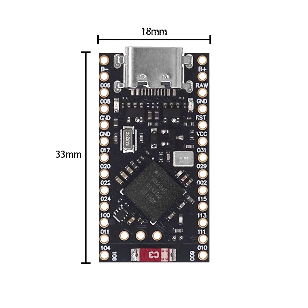 Promicro NRF52840 development board compatible with nice! Nano V2.0 with Bluetooth charging management