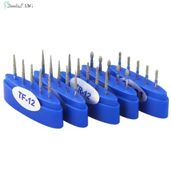 1 Box Dental Diamond Burs Drill for High Speed Handpiece Dentist Burs Polishing Whitening Tools Dental Burs for Teeth Whitening