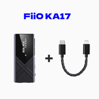 FiiO KA17 Hi-Res Audio HIFI Decoder Portable USB DAC AMP Desktop Headphone Amplifier Dual ES9069Q 3.5mmm 4.4mm for Android iOS