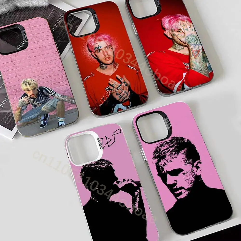 Чехол для телефона с изображением певца Лил Пипа для iPhone 17, 16, 15, 14, 13, 12, 11, Pro, Max, Plus, ударопрочный чехол.
