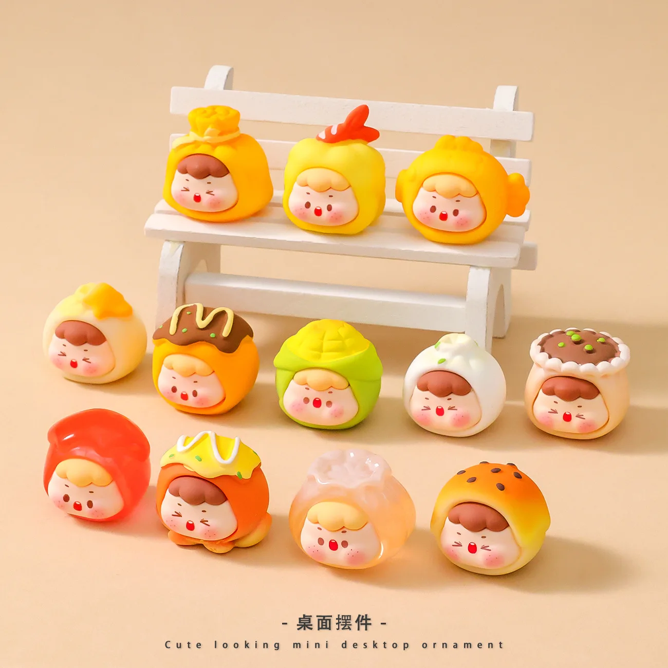 

5/12pcs cute cartoon desktop ornaments, car accessories, DIY resin accessories, gifts for men and women