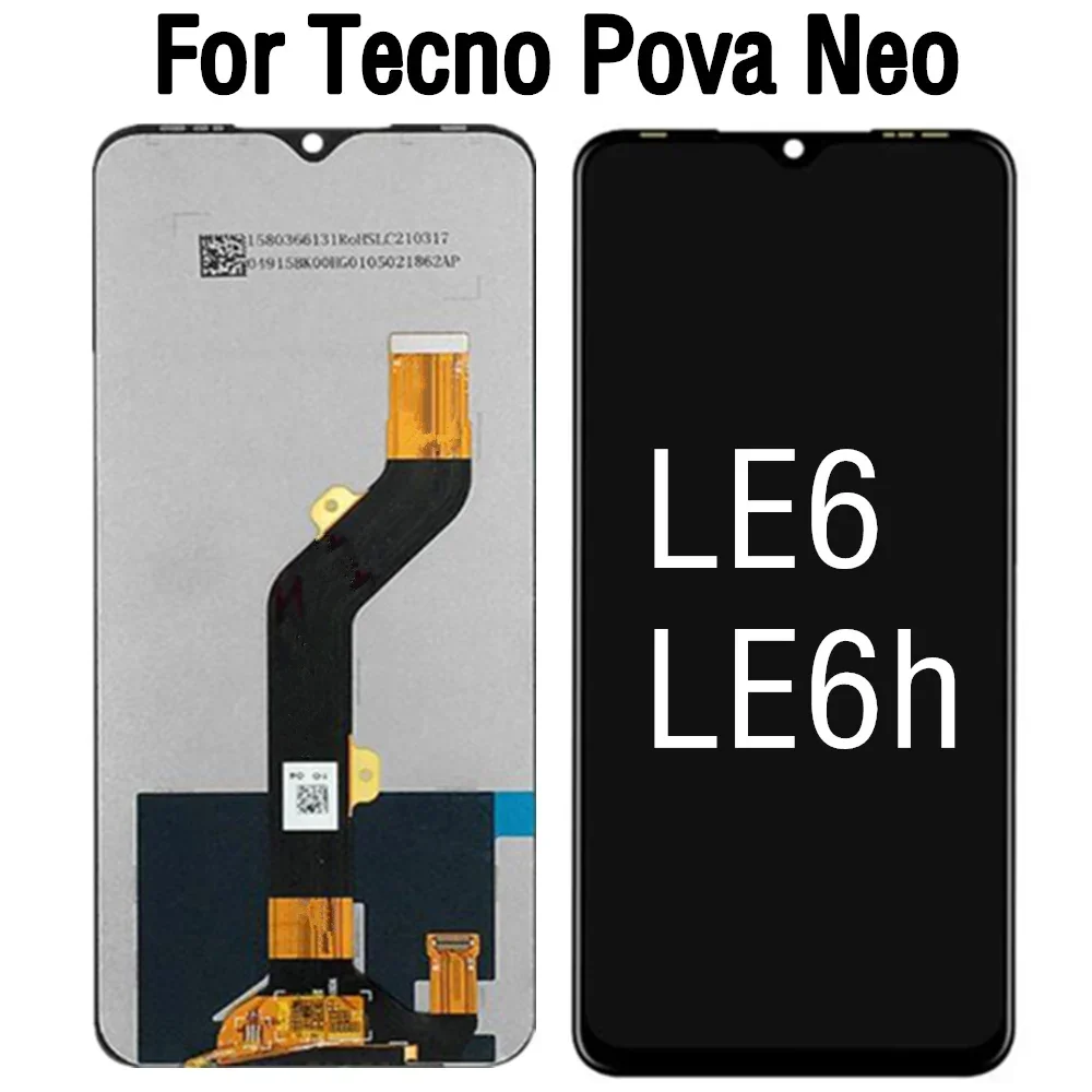 

6.8 inch For Tecno Pova Neo LE6 LCD Display with Touch Screen Digitizer Replacement For Tecno Pova Neo LE6h LCD