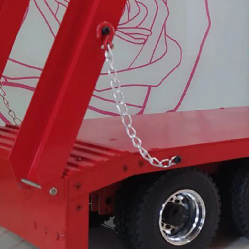 

RC Металлический 1/14 4-осевой прицеп Модель Окрашенный полуприцеп для дистанционного управления Трактор Грузовик Автомобиль Строительная машина Игрушка TH23239