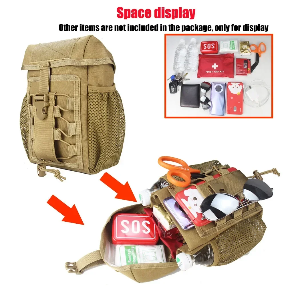Bolsa organizadora MOLLE EDC – Riñonera táctica para pesca