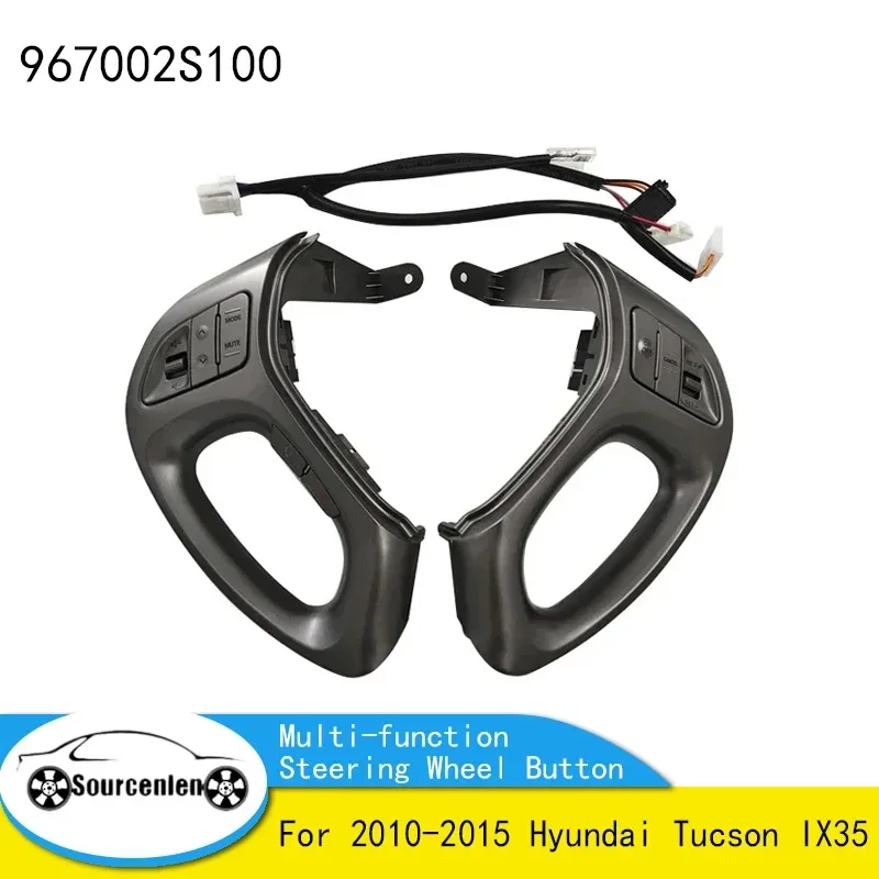 967002S100 Multi-function Steering Wheel Button Volume Adjustment Cruise Fixed Speed For 2010-2015 Hyundai Tucson IX35