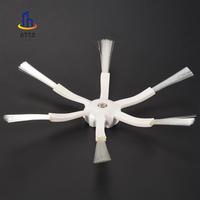 A33Z-White 6 Arms Side Brush For Xiaomi 1S MI Robot Vacuum 2 Roborock S50 S51 S5 Vacuum Cleaner Parts Accessories