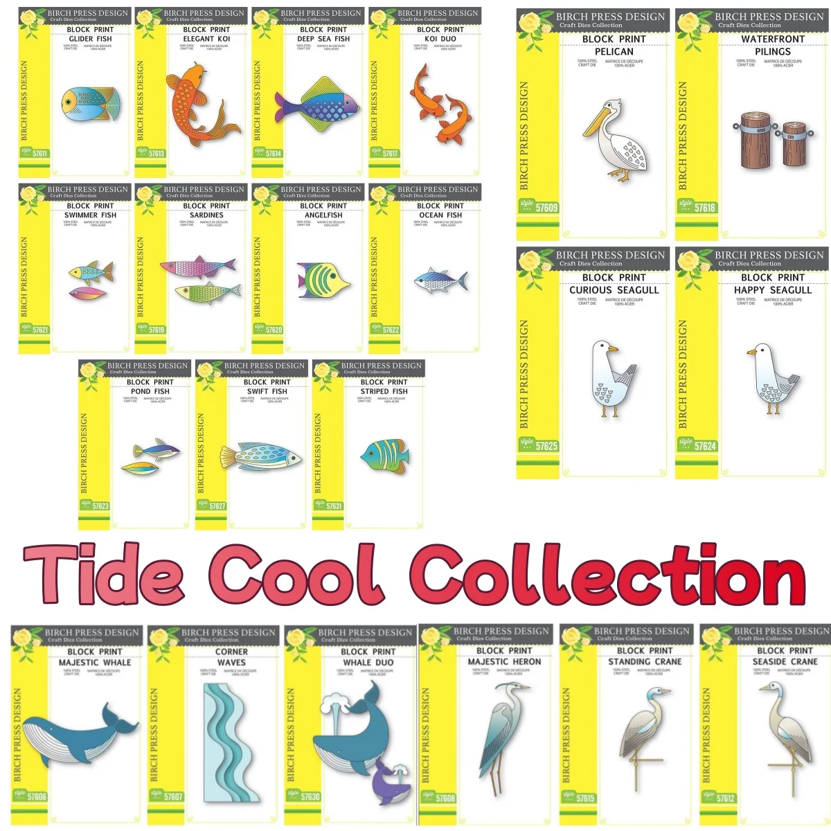 

2025 Summer Sea Fish Bird Seagull Metal Cutting Dies DIY Scrapbook Embossed Handcraft Paper Card Album Craft Template Decoration