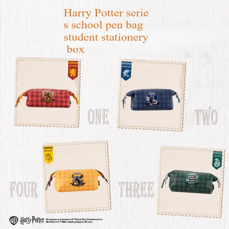 MINISO-Harry Potter Series School Bag Stationery Box Large Capacity Pencil Case