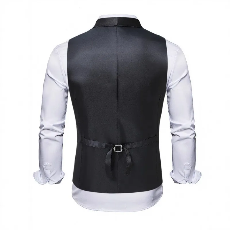 ‌Classic Paisley Pattern Men's Formal Vest - Stylish Fit for Tuxedo & Formal Occasions‌, European Sizes Vests S-XXL.