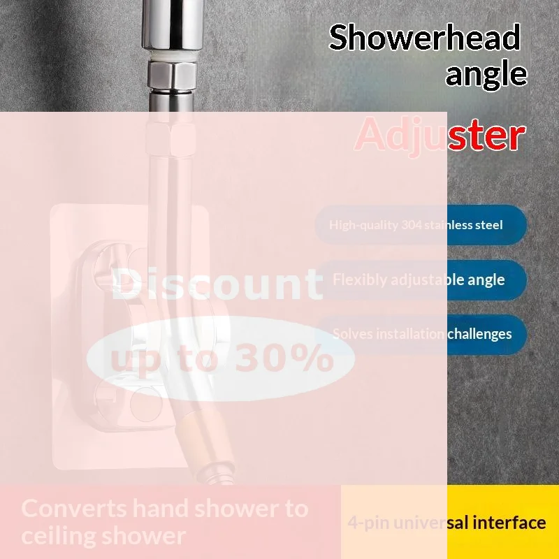 [Shower Head Elbow Adapter G1/2 Connections Shower Extension Angle 135° Elbow Handheld Hand Shower Top Spray Elbow]