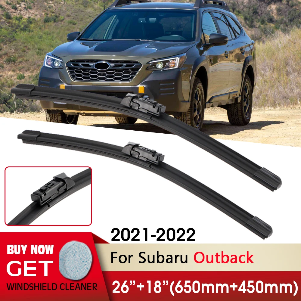 

Car Wiper RHD & LHD Front Wiper Blades 26"+18" For Subaru Outback 2021 2022 Windscreen Wipers Auto Accessories