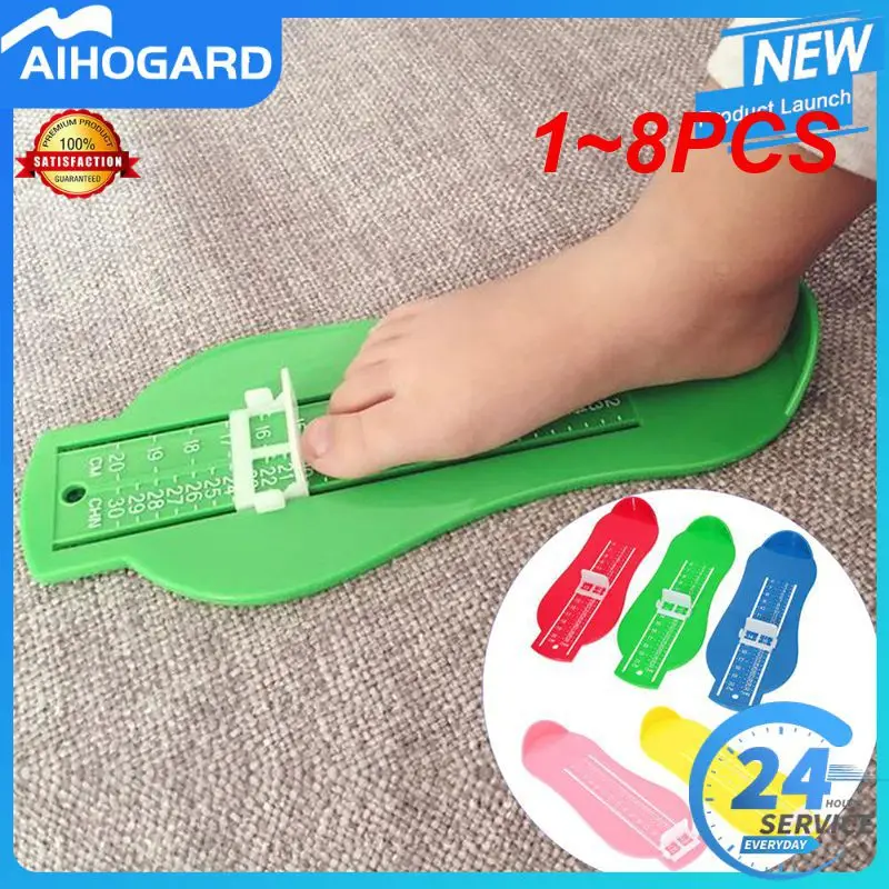 1~8PCS Children Baby Foot Shoe Size Measure Tool Infant Ruler Kit Kids Foot Measuring Foot Gauge Kids Shoe Sizer