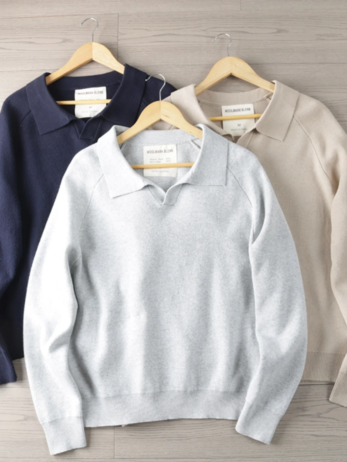 

Nordic High Quali Men's Knitted irt 70 Cotton 30 Merino Wool Slim Fit Spring Faionable Base Layer Thin Sle Long Sve